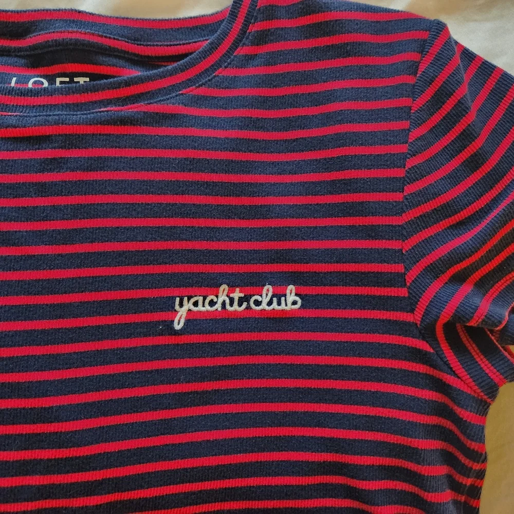 Loft Ribbed Baby Tee - Picture 2 of 3